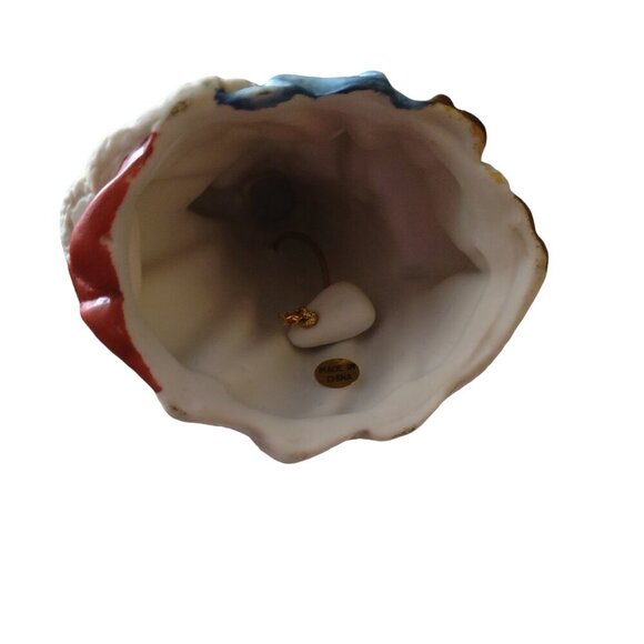 Wise Man Nativity Bell 5 Inch Christmas Porcelain Holiday Classic Vintage CB4 - Picture 4 of 4